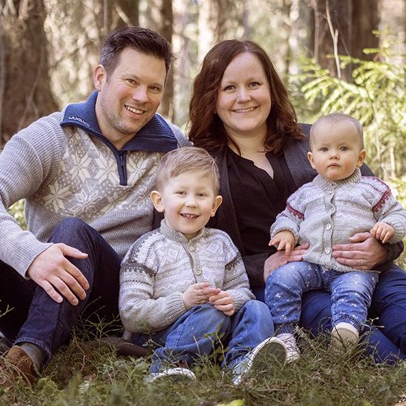 familjefoto, studio grafen